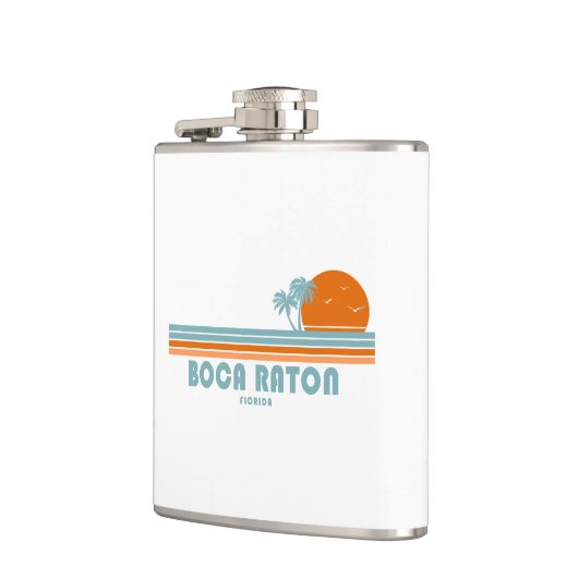 Boca Raton Florida Sun Palm Trees Heupfles (Links)