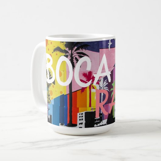 BOCA RATON, Floride, Café Mug (Devant gauche)
