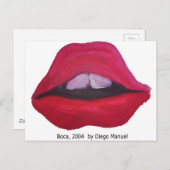 Boca van Diego Manuel Briefkaart (Voorkant / Achterkant)