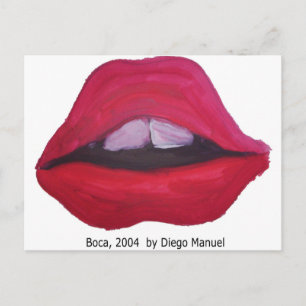 Boca van Diego Manuel Briefkaart