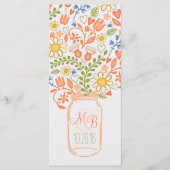 bocal à fleurs rustiques mason programmes de maria (Devant)