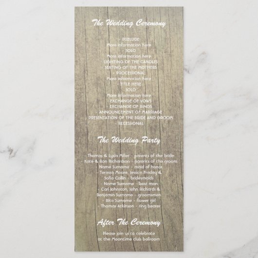 bocal à haleine pour bébé programme de mariage rus (Dos)