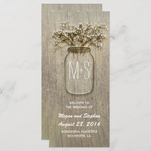 bocal à haleine pour bébé programme de mariage rus (Devant / Derrière)