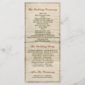 bocal de mason avec fleurs programmes de mariage r (Dos)