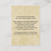 bocal de mason rustique brun souhaitant des cartes (Dos)