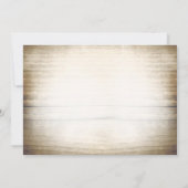 bocal de mason rustique invitation nuptiale (Dos)