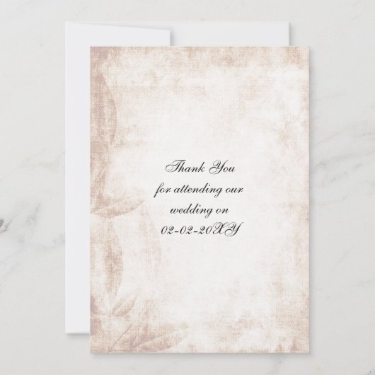 bocal de mason rustique mariage merci (Dos)