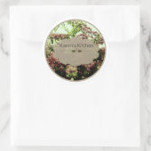 bocal d'épices azalée rose étiquette (Sac)