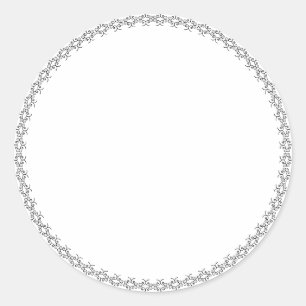 Bocal épice blanc blanc autocollant étiquette rond