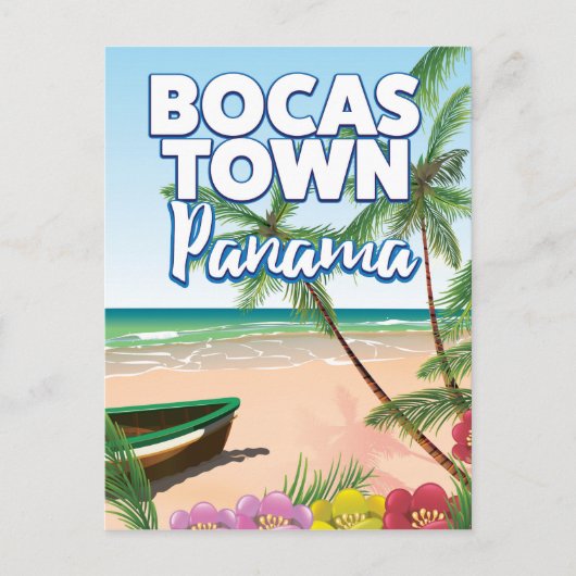 Bocas Town Panama Beach Briefkaart (Voorkant)