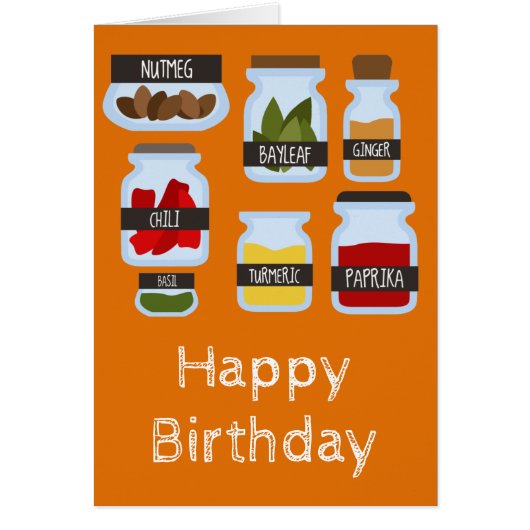 Bocaux d'épices colorés style cuisine (Devant)