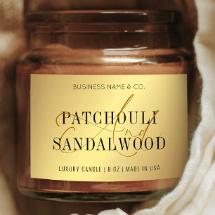 Bocaux Élégant Étiquette d'emballage de produits pour bou