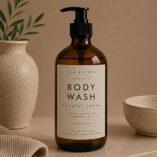 Bocaux Étiquette de branding de salon de spa pour gel dou