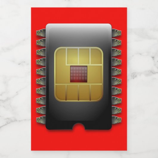 Bocaux Étiquette de conteneur de nourriture pour chips (Étiquettes simples)