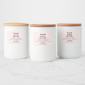 Bocaux Étiquette de pot de cuisine pour compote de pomme (Bouteilles)