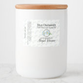 Bocaux 🌼 Étiquette de savon Chamomile pour bain & produi (Devant)