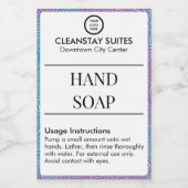 Bocaux Étiquette de savon pour salle de bain des invités  (Étiquettes simples)