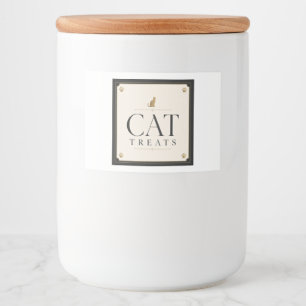 Bocaux Étiquette de stockage de friandises pour chat uniq