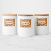 Bocaux Étiquette épices pour Parties scintillant Jar Gold (Bouteilles)