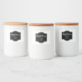 Bocaux Étiquette pour le bonheur, joyeux jarre de gratitu (Bouteilles)