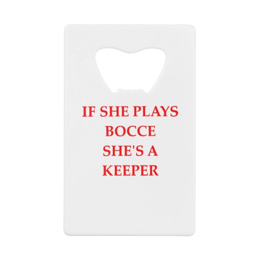 BOCCE (Devant)