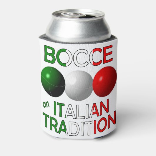 Bocce an Italian Tradition Blikjeskoeler (Blikje Achterkant)