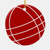 Bocce bal kerstboom ornament (Voorkant)