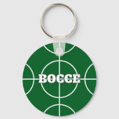 Bocce-bal sleutelhanger met aangepaste tekst (Voorkant)