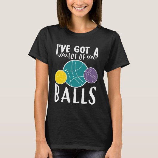 Bocce Ball Bocce Player  19 T-shirt (Voorkant)