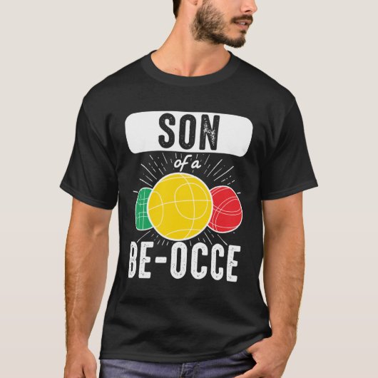 Bocce Ball Bocce Player  24 T-shirt (Voorkant)