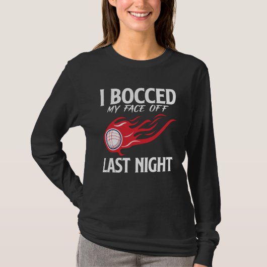 Bocce Ball Bocce Player 2 T-shirt (Voorkant)