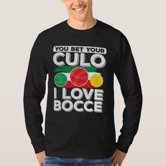 Bocce Ball Bocce Player  5 T-shirt (Voorkant)