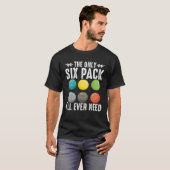 Bocce Ball Bocce Player  6 T-shirt (Voorkant volledig)