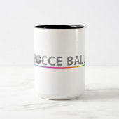 Bocce Ball Coffee Mok (met regenboogaccent) (Center)