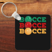 Bocce Ball Game Enthousiast Lawn Bowling Boule Boc Sleutelhanger (Voorkant)