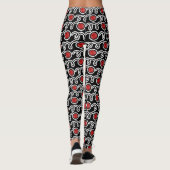 Bocce ball motif imprimer leggings (Dos)