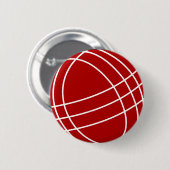 Bocce ball ronde button 5,7 cm (Voorkant /achterkant)