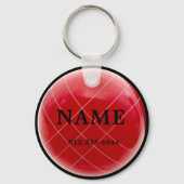 Bocce Ball Sleutelhanger Bag Label Backpack ID (Voorkant)