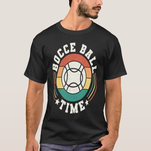 Bocce Ball Time Bocce Ball Player  1 T-shirt (Voorkant)