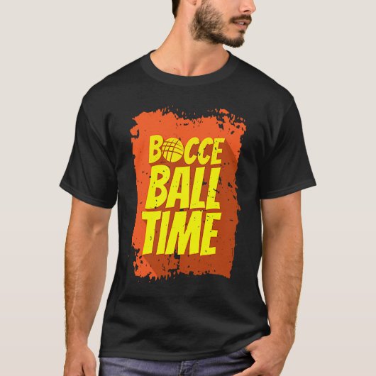 Bocce Ball Time Bocce Ball Player T-shirt (Voorkant)