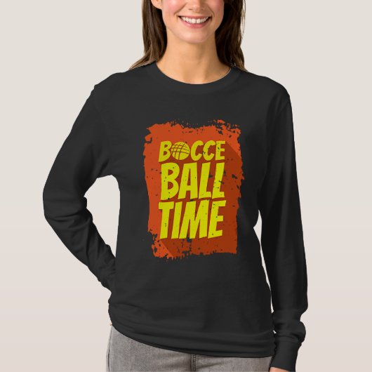 Bocce Ball Time Bocce Ball Player T-shirt (Voorkant)