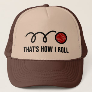 Bocce ball vrachtwagenhoezen voor spelers en fans trucker pet