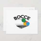 Bocce Balls Game Briefkaart (Voorkant / Achterkant)
