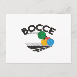 Bocce Balls Game Briefkaart