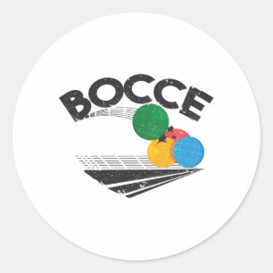 Bocce Balls Game Ronde Sticker
