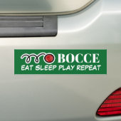 Bocce bocce bumper stickers pour bocci player (En voiture)