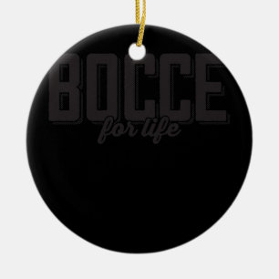 Bocce for Life Gezegde Bocce Ball met Jack Bocci Keramisch Ornament