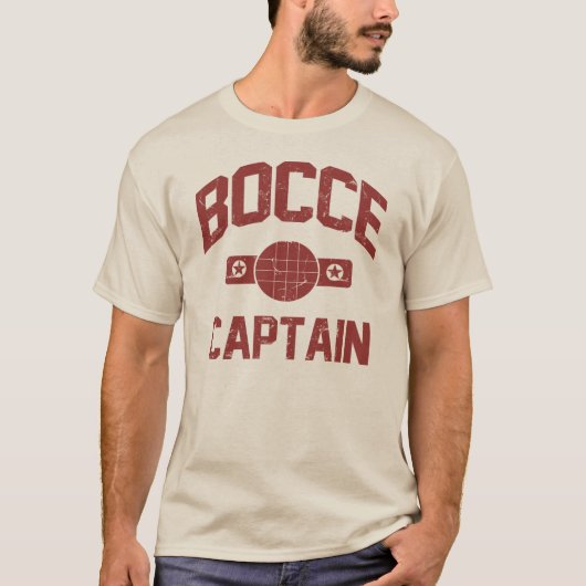 Bocce Kapitein T-shirt (Voorkant)