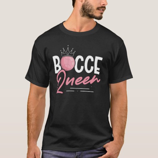 Bocce Queen Bocce Ball T-shirt (Voorkant)
