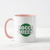 Bocce Queen drôle tasse à café pour le joueur Bocc (Gauche)